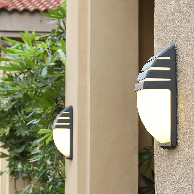 LED outdoor wall light waterproof Radar Motion Sensor led light outdoor wall lamp porch light exterior light outdoor lighting