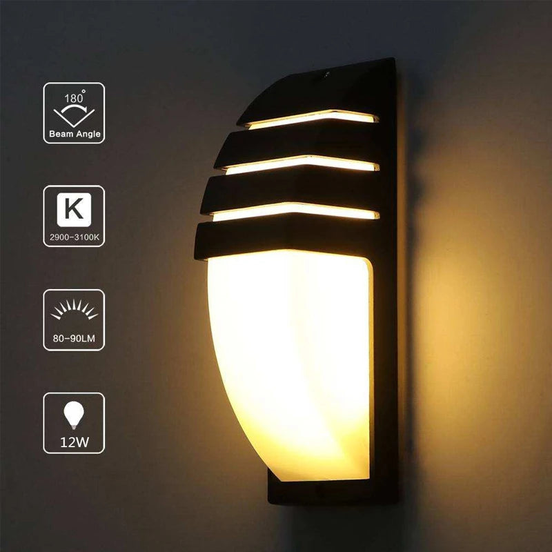 LED outdoor wall light waterproof Radar Motion Sensor led light outdoor wall lamp porch light exterior light outdoor lighting