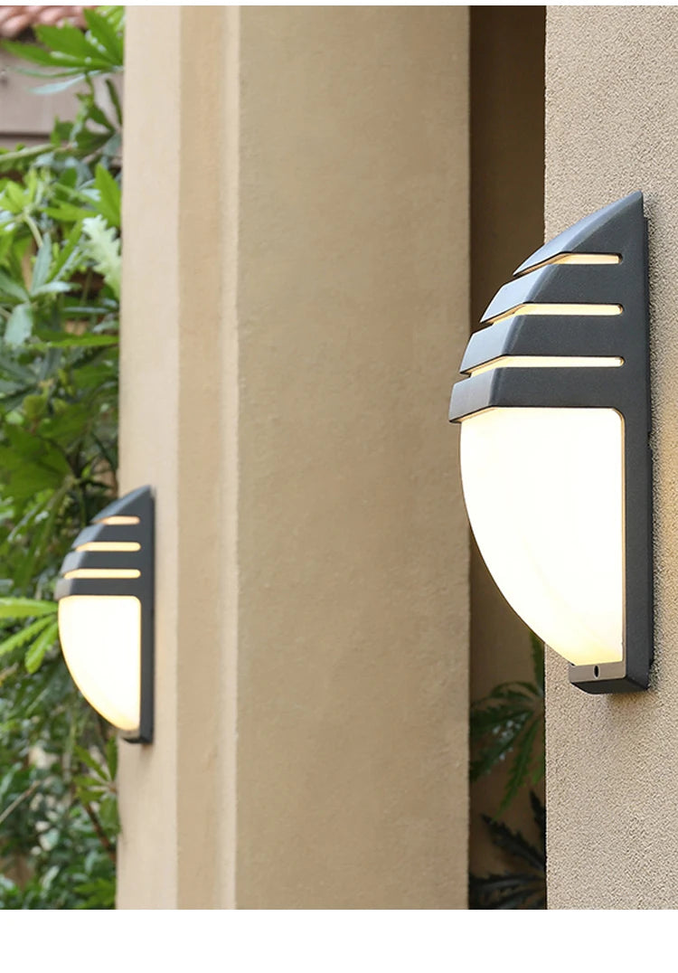 LED outdoor wall light waterproof Radar Motion Sensor led light outdoor wall lamp porch light exterior light outdoor lighting