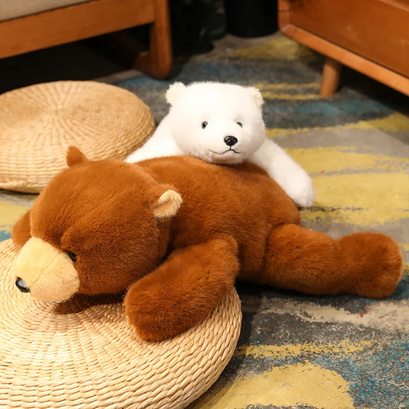 Panda Plush Comfort Soft Animal Plush Raccoon Fox Bear Floor Cushion Birthday Gifts Soft Pillow Toys for Girls Gift Room Decor